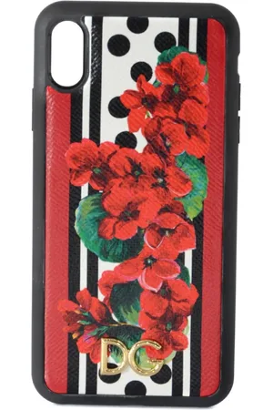 Dolce & Gabbana Femme, Accessoires, Multicolore, Taille: ONE Size Coque iPhone fleurs pour femmes