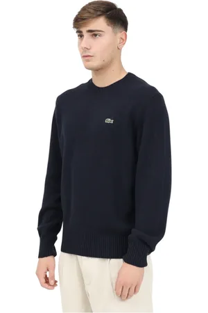 Lacoste Homme, Pulls, Bleu, Taille: M Pull Ras du Cou Essentiel