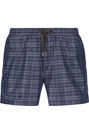 MOORER Homme, Maillots de bain, Bleu, Taille: L Short de bain séchage rapide avec motif