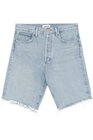 AGOLDE Femme, Shorts, Bleu, Taille: W25 Vintage Denim Shorts Frayed Edge