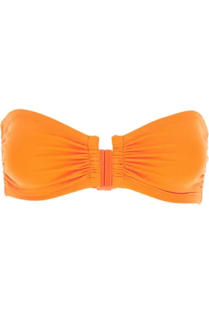ERES Femme, Maillots de bain, , Taille: 40 FR Haut de Bikini Bandeau avec Détail froncé