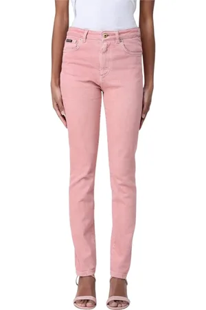 Dolce & Gabbana Femme, Jeans, Rose, Taille: 38 FR Jean Droit Rose
