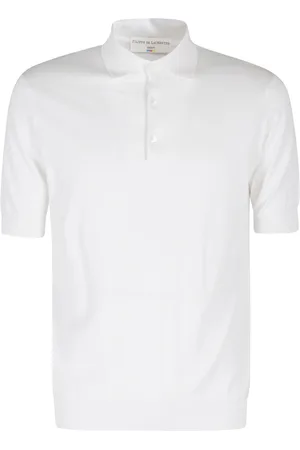 FILIPPO DE LAURENTIIS Homme, Tops, Blanc, Taille: 2XL Polo en coton
