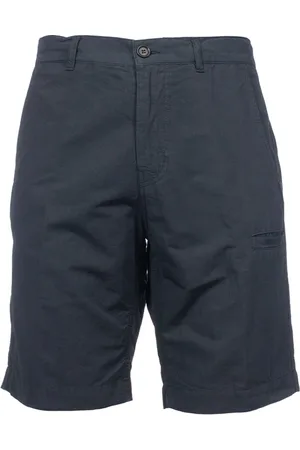 Aspesi Homme, Shorts, Bleu, Taille: S Bermuda en Coton et Lin Slim Fit