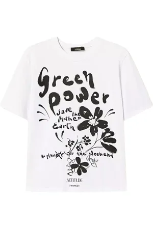 Twin-Set Femme, Tops, Blanc, Taille: 36 FR Collection de T-shirts et Polos Blancs