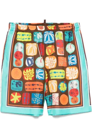 Dsquared2 Homme, Shorts, Multicolore, Taille: L Collection de Vêtements Homme à la Mode