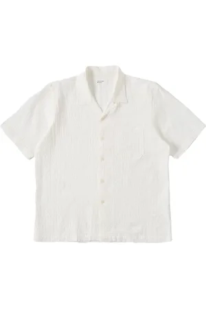 Universal Works Homme, Chemises, Blanc, Taille: M Chemise Blanche Seersucker Road