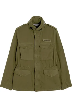 Aspesi Homme, Vestes, Vert, Taille: M Manteaux Verts Élégants