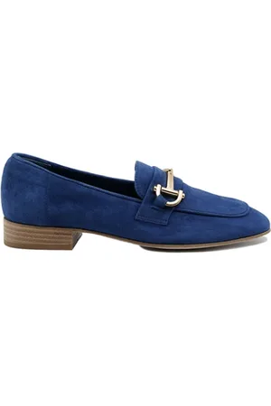 BIANCA DI Femme, Chaussures, Bleu, Taille: 40 EU Mocassin femme en daim - Océan