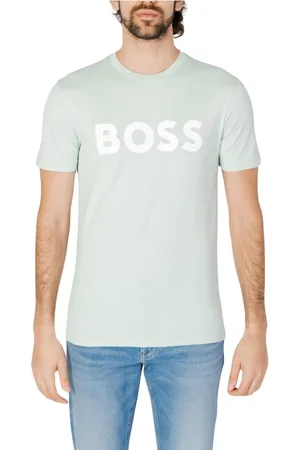 HUGO BOSS Homme, Tops, Vert, Taille: M T-Shirt Thinking