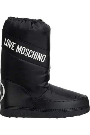 Moschino Femme, Chaussures, Noir, Taille: 40 EU Bottes de neige avec fermeture à cordon de serrage