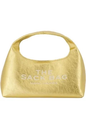 Marc Jacobs Femme, Sacs, Jaune, Taille: ONE Size Sac Mini Sack en Cuir Doré