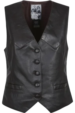 Pinko Femme, Vestes, Noir, Taille: 34 FR Gilet Élégant avec Poignées
