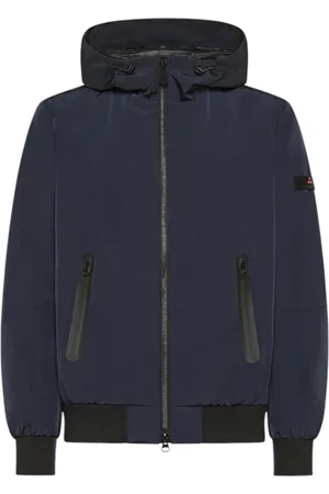 Peuterey Homme, Vestes, Bleu, Taille: XL Bomber Bleu Léger en Nylon