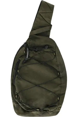 C.P. Company Homme, Sacs, Vert, Taille: ONE Size Sac à dos en nylon vert militaire