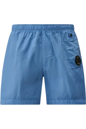 C.P. Company Homme, Maillots de bain, Bleu, Taille: L Short de bain en nylon plat