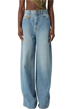 ZIMMERMANN Femme, Jeans, Bleu, Taille: W26 Jean Large Bleu Classique