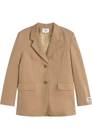 Maison Kitsuné Femme, Vestes, , Taille: 38 FR Veste en mélange de laine Sandlewood