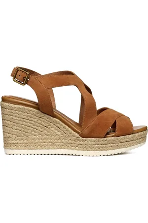 Geox Femme, Chaussures, Brun, Taille: 39 EU Chaussures Avenue Mix Marron Clair