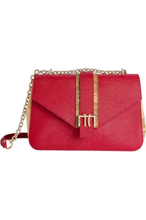 ALVIERO MARTINI 1A CLASSE Femme, Sacs, Rouge, Taille: ONE Size Sac à bandoulière Hibiscus Rouge - Élégant et polyvalent
