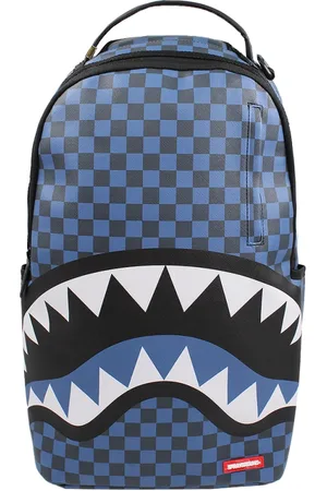 Sprayground Homme, Sacs, Bleu, Taille: ONE Size Sac à Dos Bleu avec Plusieurs Poches