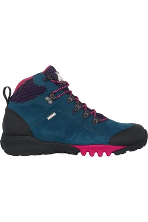Waldläufer Femme, Sport, Bleu, Taille: 42 EU Bottine Femme Large Bleue