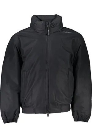 Calvin Klein Homme, Vestes, Noir, Taille: S Élégante Veste Imperméable