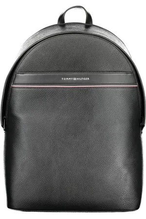 Tommy Hilfiger Homme, Sacs, Noir, Taille: ONE Size Sac à Dos Homme Noir avec Compartiment pour Ordinateur Portable