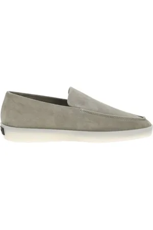 FEAR OF GOD Homme, Chaussures, Vert, Taille: 43 EU Mocassins avec Patch Monogramme et Semelle en Caoutchouc