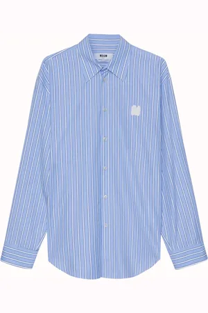 Msgm Homme, Chemises, Bleu, Taille: XL Chemise Bleue pour Homme