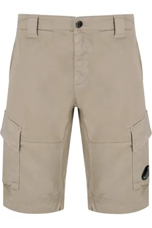 C.P. Company Homme, Shorts, , Taille: L Vintage Khaki Cargo Bermuda Shorts