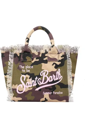 MC2 SAINT BARTH Femme, Sacs, Multicolore, Taille: ONE Size Sac à main à franges avec fermeture éclair