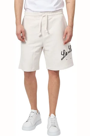 HUGO BOSS Homme, Shorts, Blanc, Taille: L Shorts Bermuda Blancs Décontractés Graphique Tendance