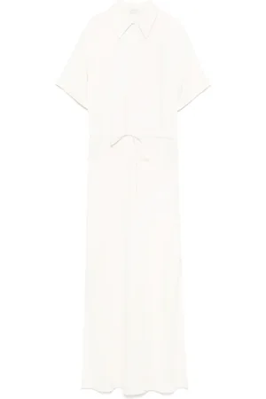 Brunello Cucinelli Femme, Robes, , Taille: 40 FR Robe Maxi avec Col Polo