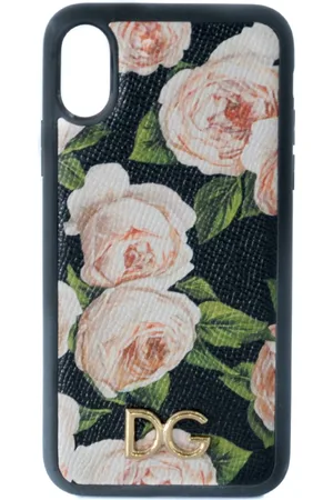 Dolce & Gabbana Femme, Accessoires, Multicolore, Taille: ONE Size Coque iPhone Femme Imprimé Floral