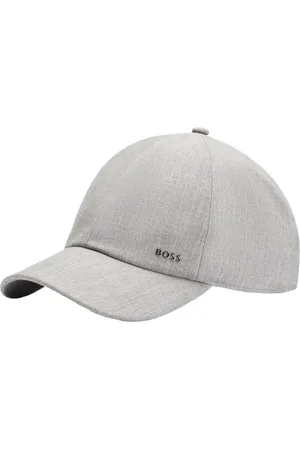 HUGO BOSS Homme, Accessoires, Gris, Taille: ONE Size Casquette Twill Manopesca Simple avec Logo
