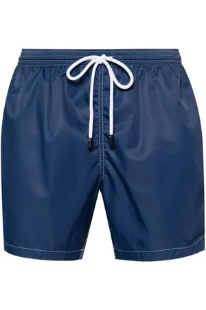 BARBA Homme, Maillots de bain, Bleu, Taille: S Short de bain bleu avec logo