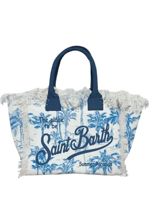 MC2 SAINT BARTH Femme, Sacs, Bleu, Taille: ONE Size Sac de plage Colette Saint Style