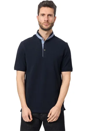 Bugatti Homme, Tops, Bleu, Taille: M Polo Bleu T-shirts et Polos