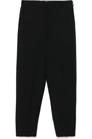 PT Torino Homme, Pantalons, Noir, Taille: XL Pantalon en laine noire avec poches