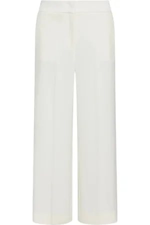 MARELLA Femme, Pantalons, Blanc, Taille: 32 FR Pantalon Élégant pour Femmes