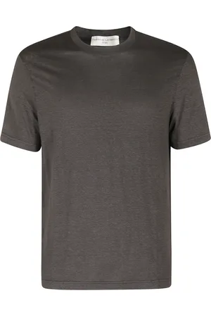 FILIPPO DE LAURENTIIS Homme, Tops, Brun, Taille: L T-shirt en lin stretch