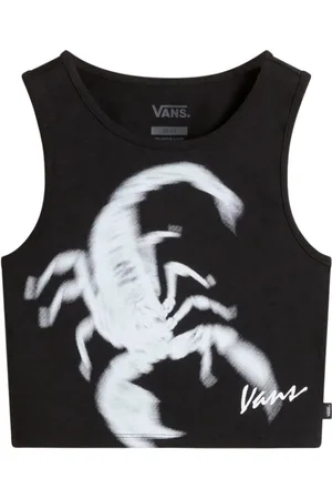 Vans Femme, Tops, Noir, Taille: 38 FR Débardeur ajusté Venom Fitted Crop