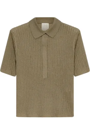 MARELLA Femme, Pulls, Vert, Taille: 38 FR Pull Polo en Tulle Vert