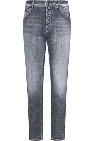 Jacob Cohen Homme, Jeans, Noir, Taille: W36 Jean slim noir avec bandana