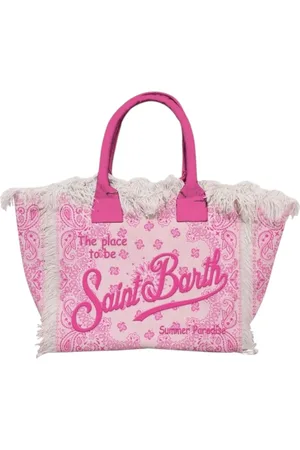 MC2 SAINT BARTH Femme, Sacs, Rose, Taille: ONE Size Sac Bandanna Round pour Femmes