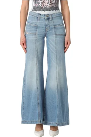 Diesel Femme, Jeans, Bleu, Taille: W30 Jean en denim à coupe classique