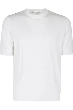 FILIPPO DE LAURENTIIS Homme, Tops, Blanc, Taille: 2XL Chemise en Coton et Crêpe à Col