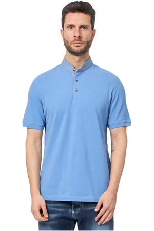Bugatti Homme, Tops, Bleu, Taille: L Polo Bleu Clair