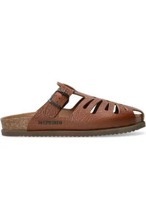 Mephisto Homme, Chaussures, Brun, Taille: 45 EU Sandalette homme marron - Chaussures d